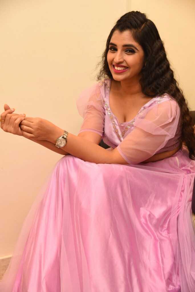 Syamala Pink Dress Stills