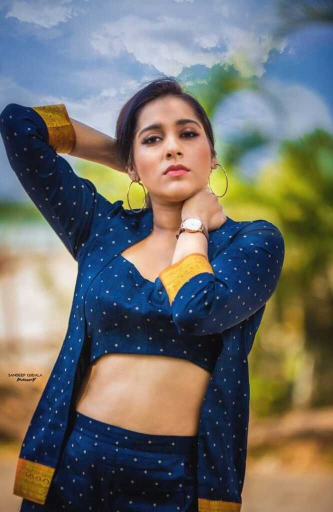 Rashmi Gautam Blue Dress Stills Rashmi Gautam Blue Dress Stills