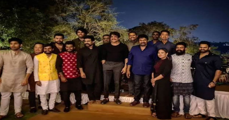 మెగా ఫ్యామిలీ సంక్రాంతి వేడుకల్లోస్పెషల్ గెస్ట్‌గా కింగ్ నాగార్జున‌.. వైర‌ల్‌గా మారిన ఫొటోలు