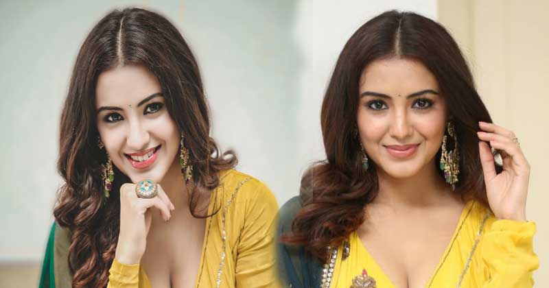 Malvika sharma Yellow Dress Images