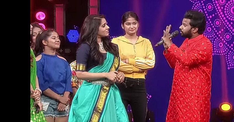 Hyper aadi Flurts rashmi In Dhee