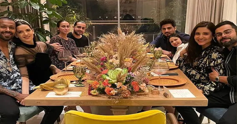 భార్య‌ల‌తో కోహ్లీ, హార్ధిక్ న్యూ ఇయ‌ర్ సెల‌బ్రేష‌న్స్ .. ఫొటోలు వైర‌ల్