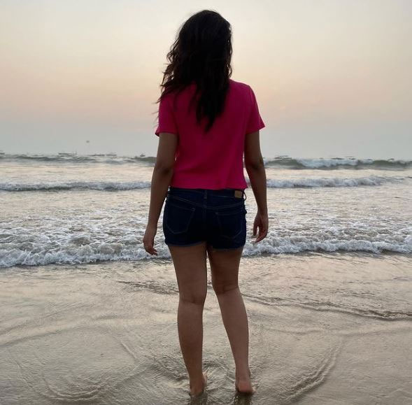 Anchir Varshini Enjoys In Goa