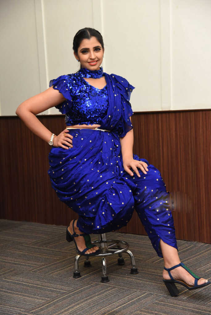 Syamala Blue Dress Pics Syamala Blue Dress Pics