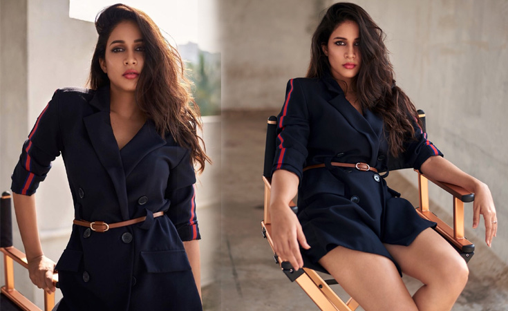 Lavanya Tripathi Black Dress Stills