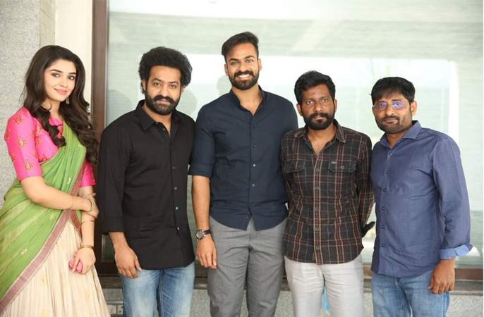 Krithi Shetty Uppena Movie Team Photos