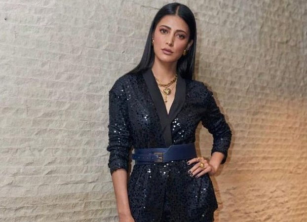 Shruti Haasan Black Dress Stills