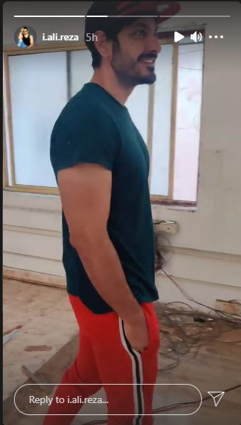 Ali reza katest comments on his new home