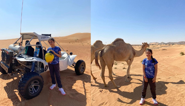 ఎడారిలో మ‌హేష్ కూతురు.. చిన్నారి ధైర్యం చూసి షాక‌వుతున్న నెటిజ‌న్స్