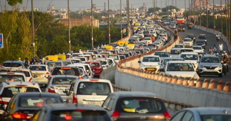 The central government brought in a new law on vehicles