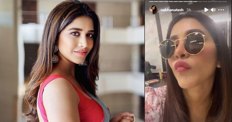 హ హ నాకా? భయమా?.. నభా వ్యవహారం మామూలుగా లేదు!