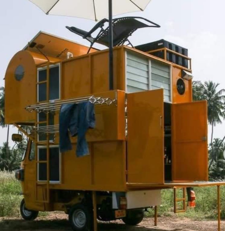 ఆటోపై లగ్జరీ ఇల్లు‌.. ఫిదా అయిన ఆనంద్‌ మహింద్రా !