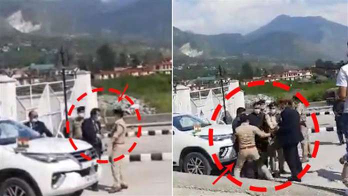 Police: సీఎం పర్యటనలో.. ఎస్పీల వాగ్వాదం..! ఎస్పీ చెంప మీద కొట్టిన మరో ఎస్పీ