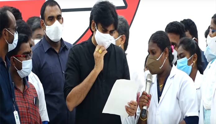 ఎట్టకేలకు దర్శనమిచ్చిన జనసేనాని.. పార్ట్ టైమ్ కాదు కదా.?