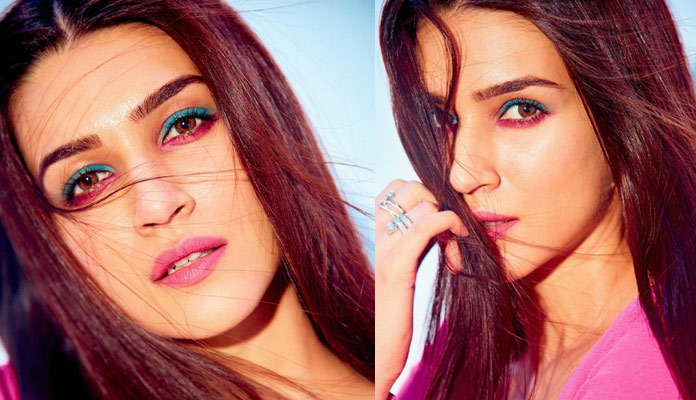 Kriti Sanon Pink Dress Stills