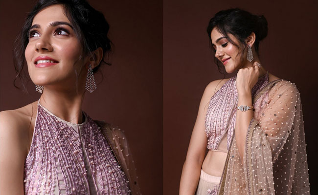 Simran Choudhary is beautiful looks in a Dress