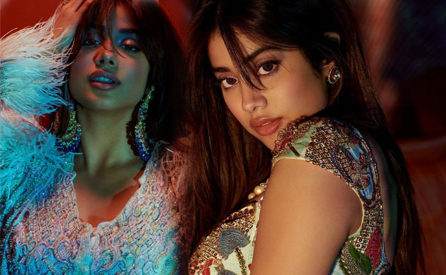 Janhvi Kapoor Latest Photoshoot in a shiny Dress