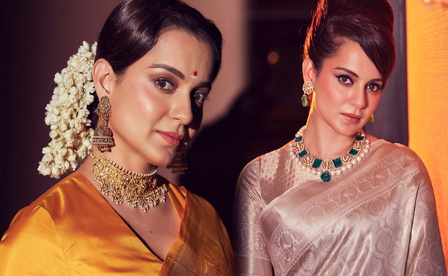 Kangana Latest Saree Pics