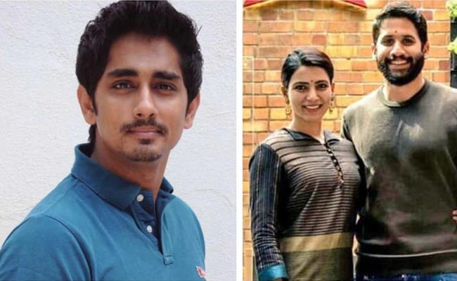 సమంతపై ట్వీట్, క్లారిటీ ఇచ్చిన నటుడు సిద్దార్థ్