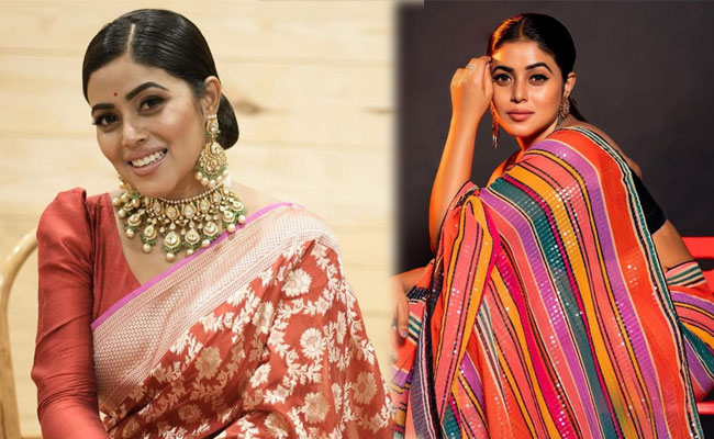 Actress Poorna Latest Photoshoot In Saree