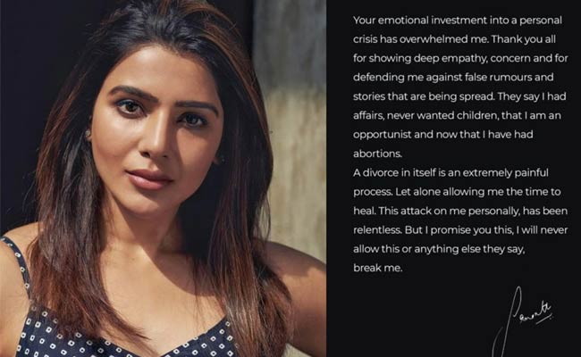 ఫేక్ రూమర్స్‌పై సమంత స్ట్రాంగ్ రిప్లయ్.!