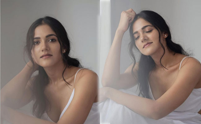 Simran Choudhary Looking Pretty In White Dress