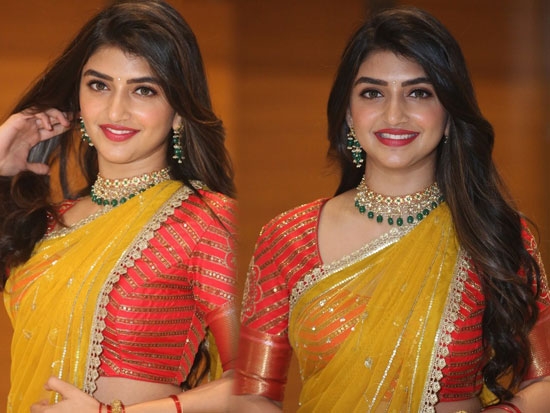 Sree Leela Latest Pics in Half Saree