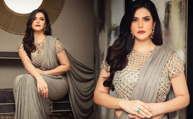 Zareen Khan Latest Photoshoot in Saree
