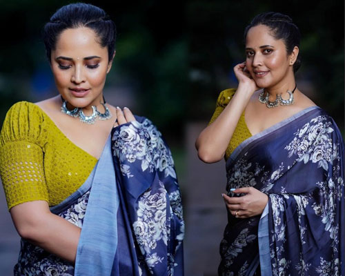 Anasuya Latest Pics In Saree