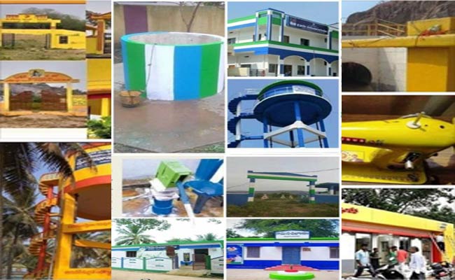 Political Colors : జగన్ సర్కారు రంగుల్ని చంద్రబాబు సర్కార్ మార్చేస్తుందా.?