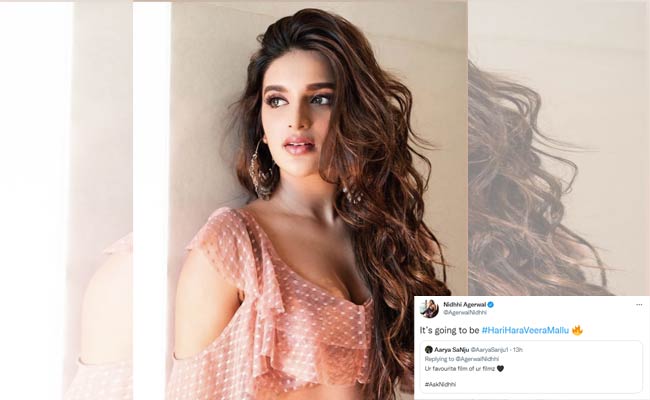 Nidhhi Agerwal : వైరల్ : తన “వీరమల్లు” పై హాట్ బ్యూటీ నిధి ఆశ్చర్యకర కామెంట్లు.!