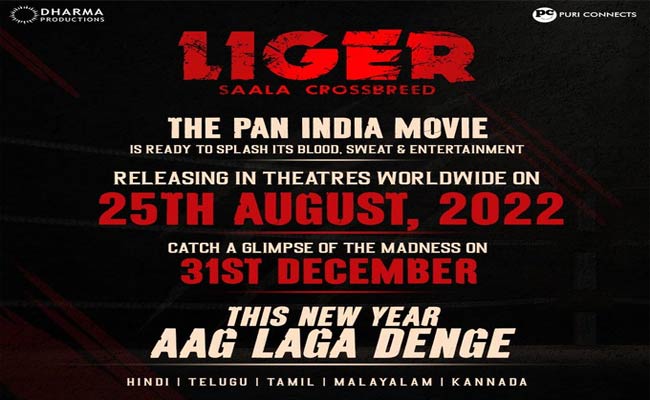 Liger : ఇంకో ఏడాది లేట్ తో రెండు క్రేజీ అప్డేట్స్ ఇచ్చిన విజయ్ “లైగర్”