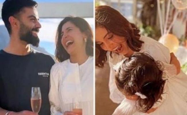 Anushka Sharma: కూతురు పుట్టిన రోజున.. మందు గ్లాసుతో రచ్చ చేసిన అనుష్క శర్మ.. ఫోటో వైరల్!