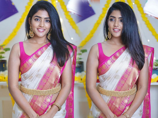 Eesha Rebba Adorable Cliks in White Saree