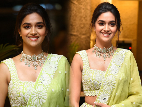 Keerthy Suresh-కీర్తి సురేష్ ఎట్ గుడ్ లక్ సఖి మూవీ ప్రీ రిలీజ్ ఈవెంట్