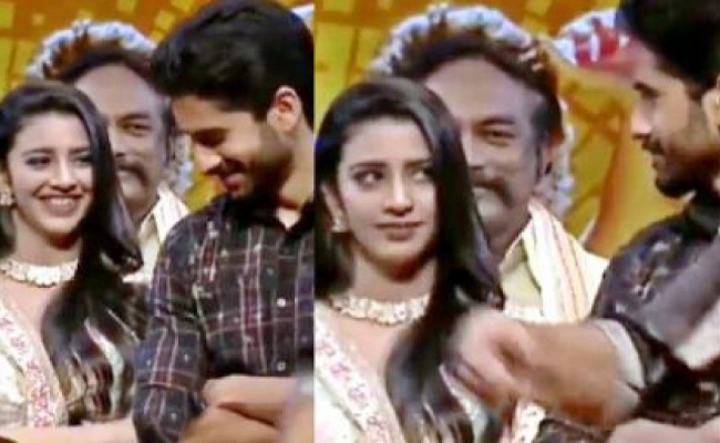 Naga Chaitanya: హీరోయిన్ కొంటె చూపులకు సిగ్గు పడుతున్న నాగచైతన్య.. వీడియో వైరల్!