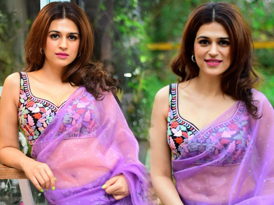Shraddha Das-శ్రద్ధ దాస్ గ్లామరస్ లుక్స్ ఇన్ సారీ