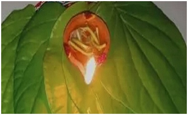 తమలపాకుల పై దీపాన్ని వెలిగించడం ద్వారా ఎలాంటి శుభ ఫలితాలు కలుగుతాయో తెలుసా?