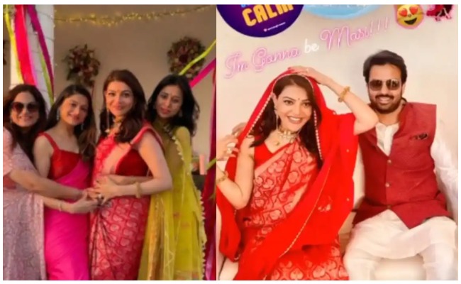 Kajal Aggarwal: ఘనంగా కాజల్ అగర్వాల్ సీమంతం వేడుక… ఫోటోలు వైరల్!