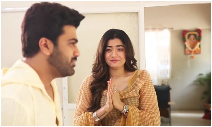 Aadavallu Meku Joharlu: షూటింగ్ సెట్ లో రష్మిక మందన్న అల్లరి.. వీడియో వైరల్?