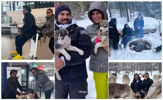 Ram Charan-Upasana: వెకేషన్‌లో ఎంజాయ్ చేస్తోన్న  మెగా కపుల్..