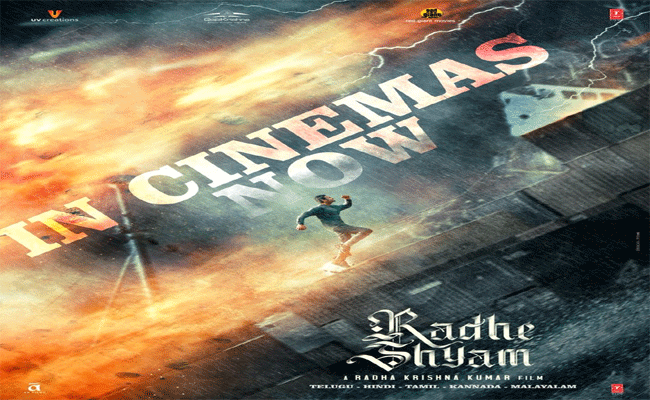 Radhe Shyam : తమ మోస్ట్ వైలెంట్ మెన్ “రాధే శ్యామ్” కి అదిరే విషెష్ తెలిపిన నిర్మాతలు!