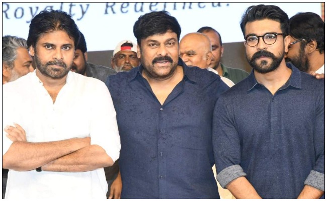 Pawan Kalyan : పవన్ చిత్రంలో మెరవడానికి సిద్ధంగా ఉన్న చిరు, చరణ్.. అభిమానులకు పూనకాలే…!