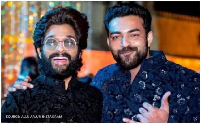 Allu Arjun: గని ప్రీ రిలీజ్ ఈవెంట్ కు హాజరైన  బన్నీ..గజమాలతో స్వాగతం..!