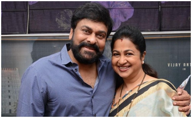 Radhika sharth kumar : చిరంజీవిని అన్నిసార్లు కొట్టా…ఆ సినిమాలో సన్నివేశం కోసం తప్పలేదు…!