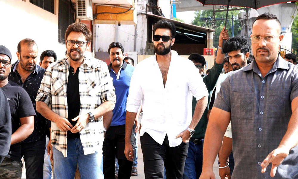 హైద‌రాబాద్‌ థియేట‌ర్లలో ‘ఎఫ్3’ టీం హడావిడి!