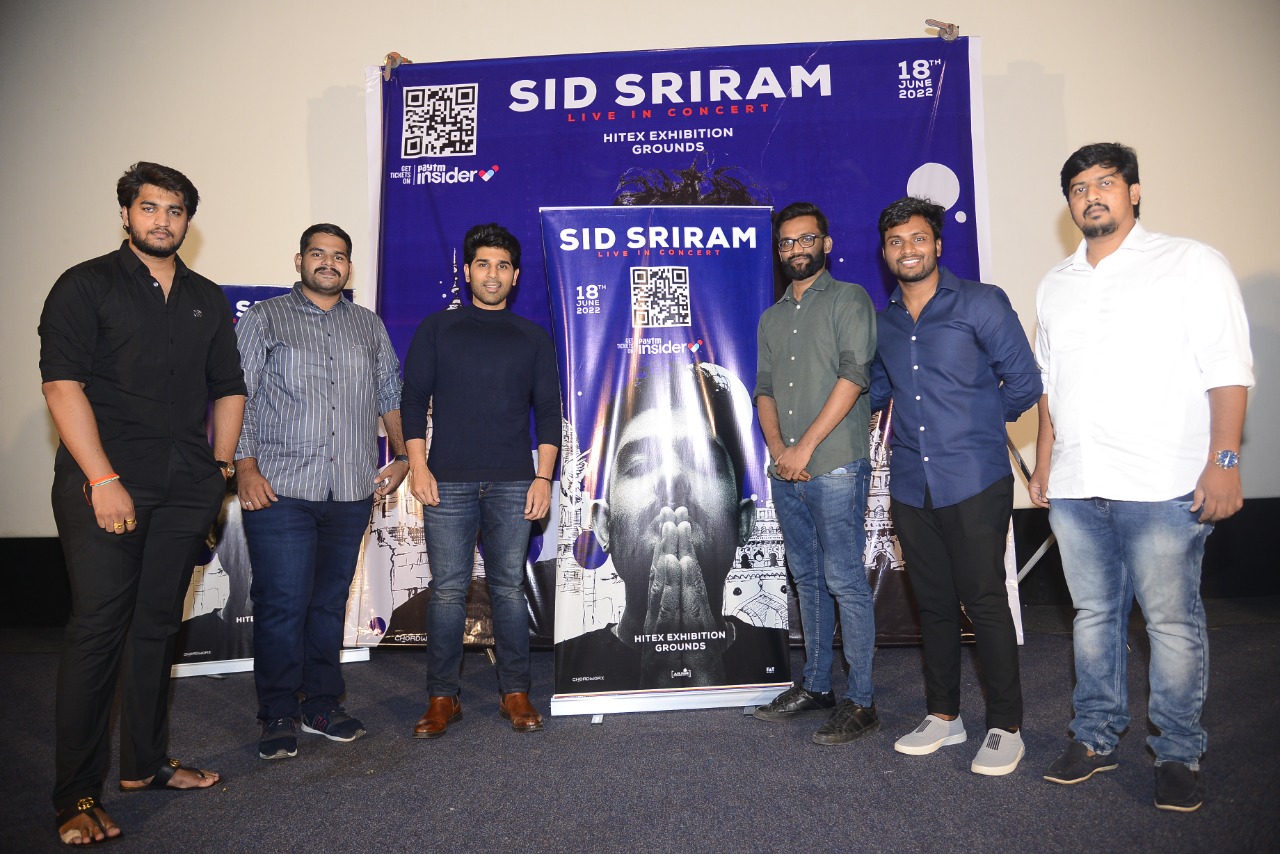 జూన్ 18న హైటెక్స్ ఎగ్జిబిషన్ గ్రౌండ్ లో పాటల మాంత్రికుడు సిద్ శ్రీరామ్ సంగీత ప్ర‌ద‌ర్శ‌న‌