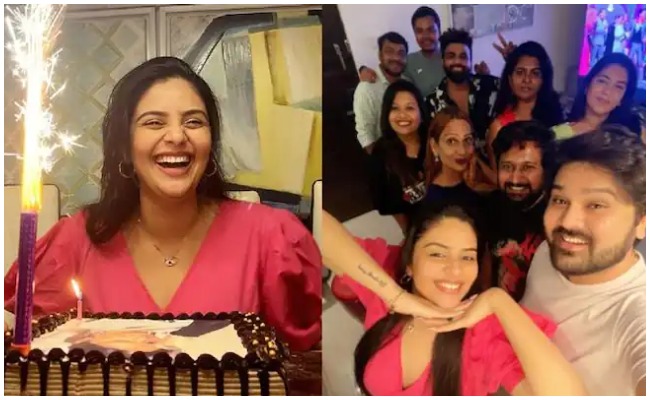 Sreemukhi: పుట్టిన రోజున చిరంజీవి పాటకి మాస్ స్టెప్పులు వేసిన శ్రీముఖి…!