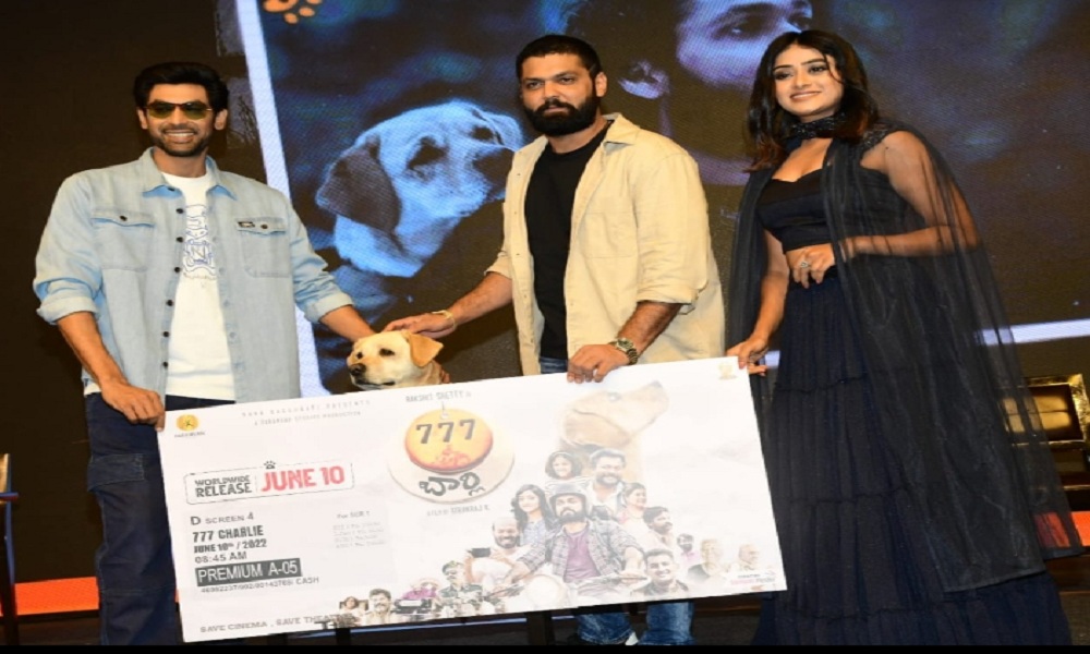 జీవితాంతం గుర్తుండిపోయే ‘ఛార్లి 777’  వంటి సినిమాను తెలుగు ప్రేక్ష‌కుల‌కు అందిస్తున్నందుకు గ‌ర్వంగా ఉంది :  రానా ద‌గ్గుబాటి