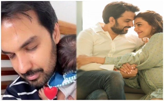 తండ్రిగా తన బాధ్యతలను ఎంతో చక్కగా నిర్వర్తిస్తున్న కాజల్ భర్త గౌతమ్.. ఫోటో వైరల్!